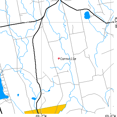 Cornville map
