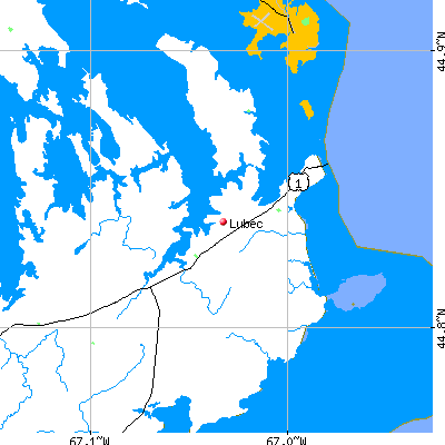 Lubec map