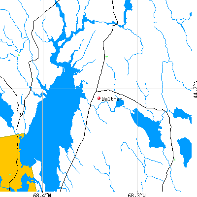 Waltham map