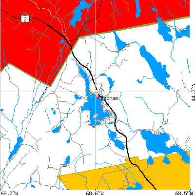 Dedham map