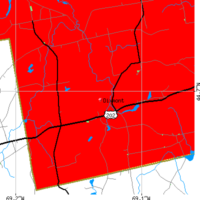 Dixmont map