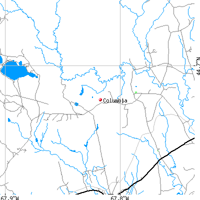 Columbia map
