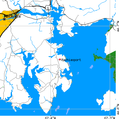 Machiasport map