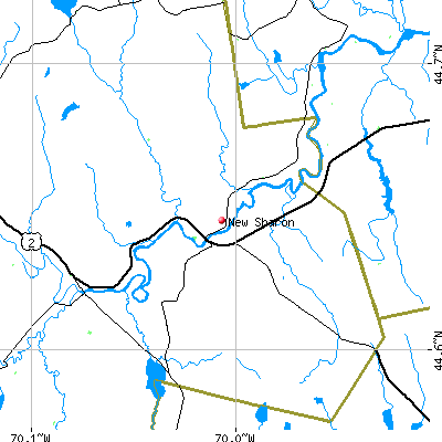 New Sharon map