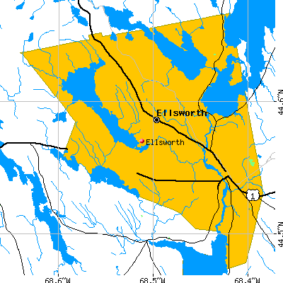 Ellsworth map