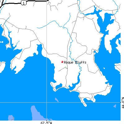 Roque Bluffs map