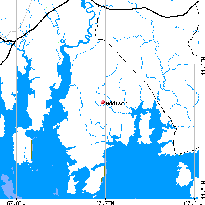 Addison map