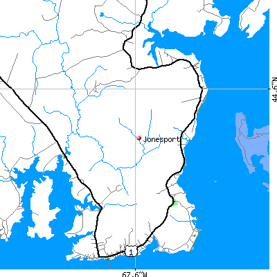 Jonesport map