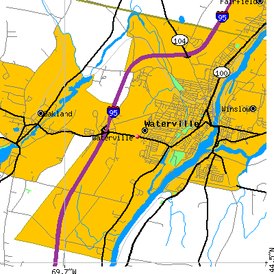 Waterville map