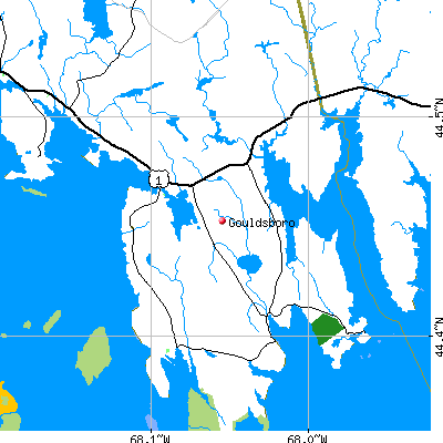 Gouldsboro map