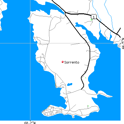 Sorrento map