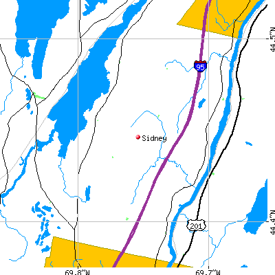 Sidney map
