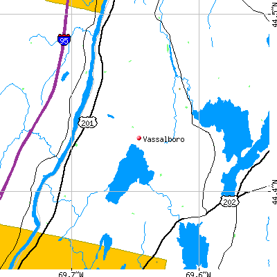 Vassalboro map