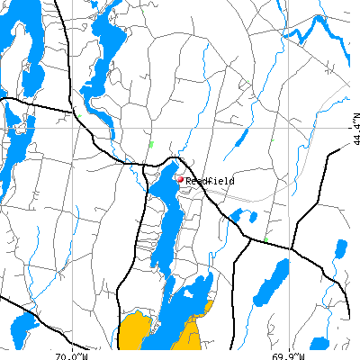 Readfield map