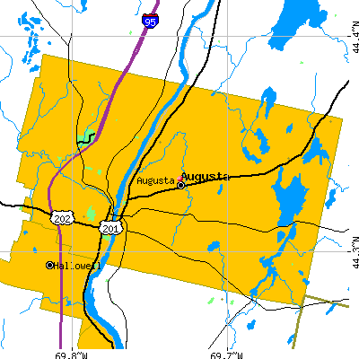 Augusta map