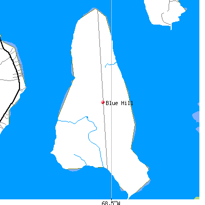 Blue Hill map