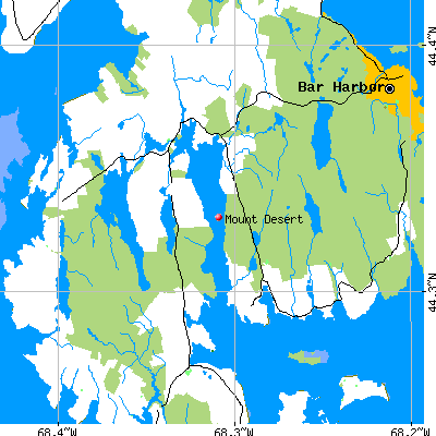 Mount Desert map