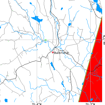 Buckfield map