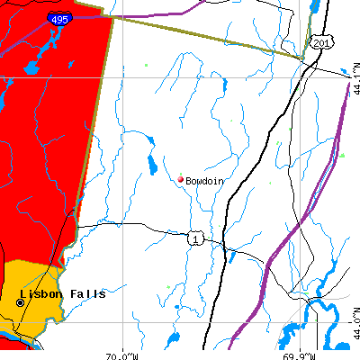 Bowdoin map