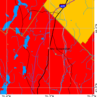 New Gloucester map
