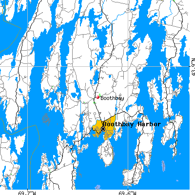 Boothbay map