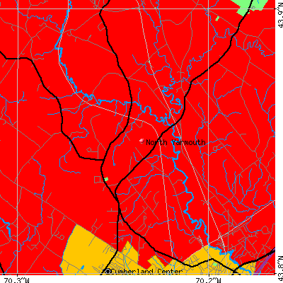 North Yarmouth map