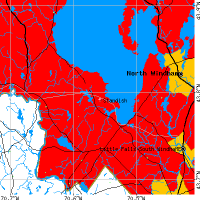 Standish map