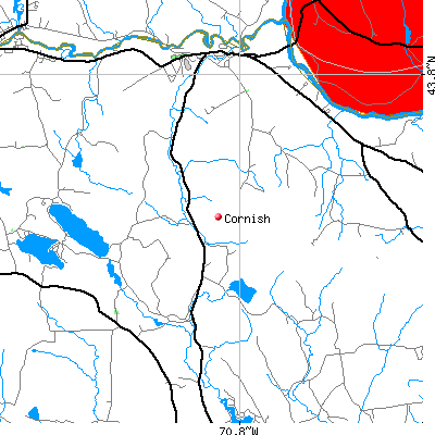 Cornish map