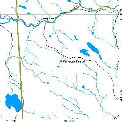 Parsonsfield map