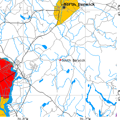 South Berwick map