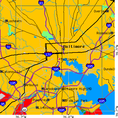 Baltimore map