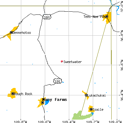 Sweetwater map