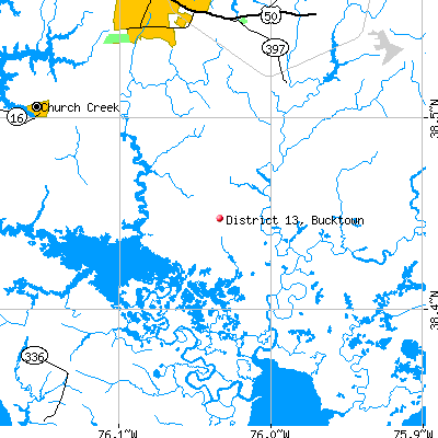 District 13, Bucktown map