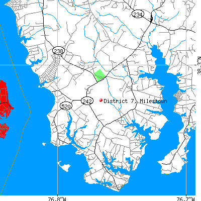 District 7, Milestown map