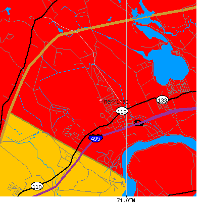 Merrimac map