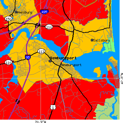 Newburyport map