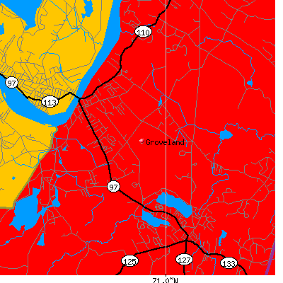 Groveland map