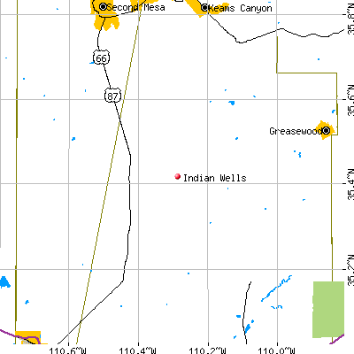 Indian Wells map