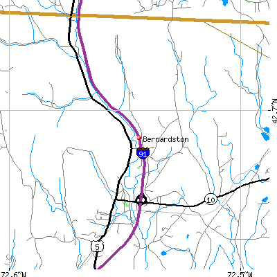 Bernardston map