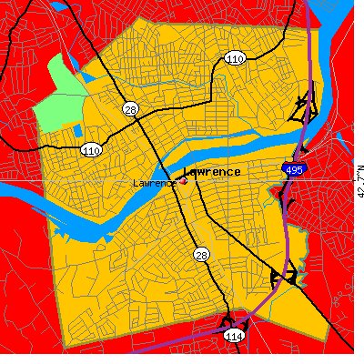 Lawrence map