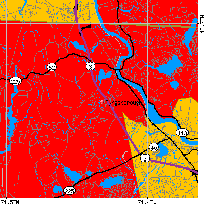 Tyngsborough map
