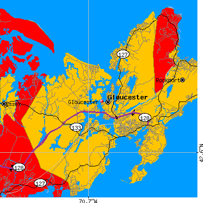 Gloucester map