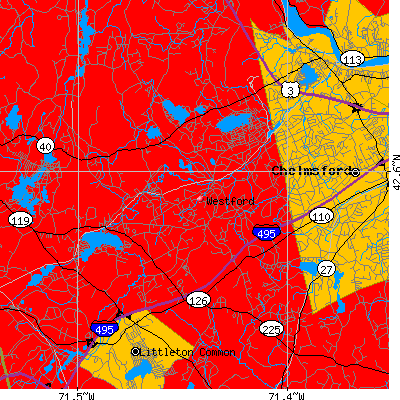 Westford map