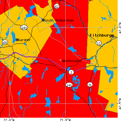 Westminster map