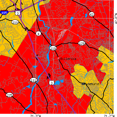 Billerica map