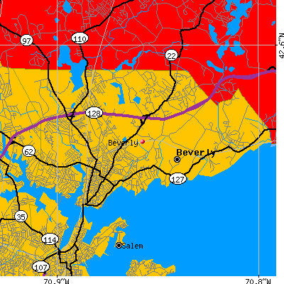 Beverly map