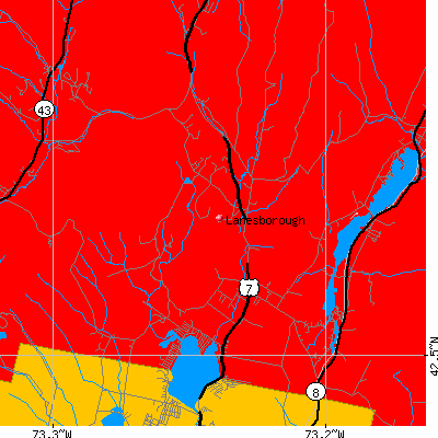 Lanesborough map
