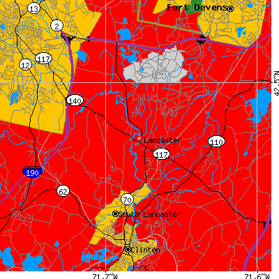 Lancaster map