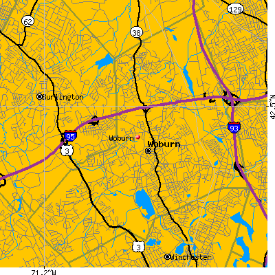 Woburn map