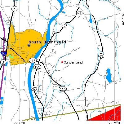 Sunderland map